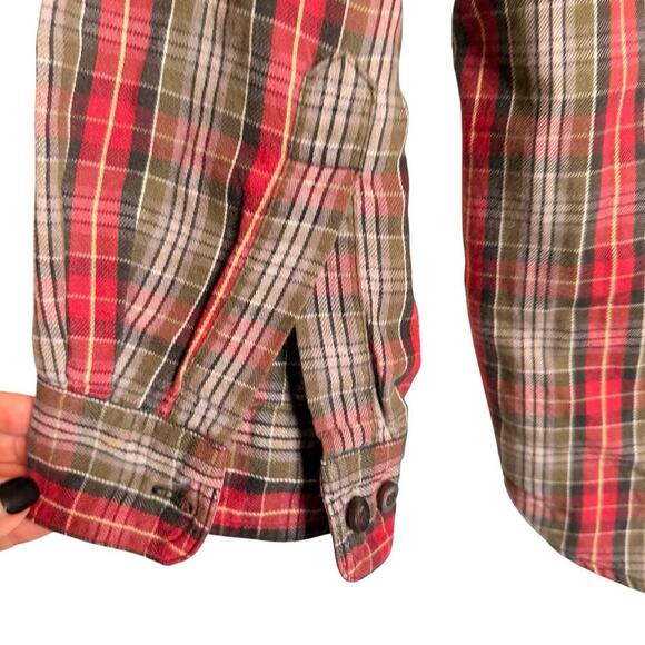 LL Bean Sz XLT Plaid Button Down Shirt‎ Outdoor Cabincore Preppy - Picture 16 of 16